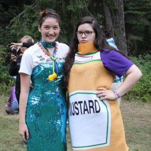 Yes, that is me in the mustard costume. And yes, I think that's my best look, too. 